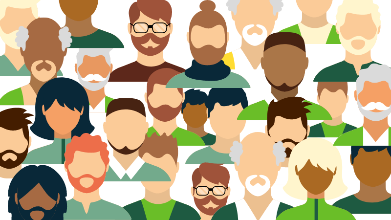 bunch of illustrated men