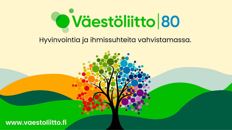 Väestöliitto´s 80 years picture.