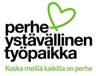 Koska meillä kaikilla on perhe -logo.