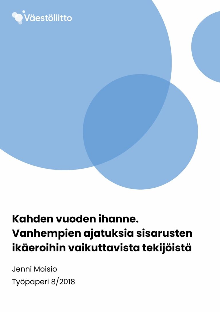 Kahden vuoden ihanne -työpaperin kansi