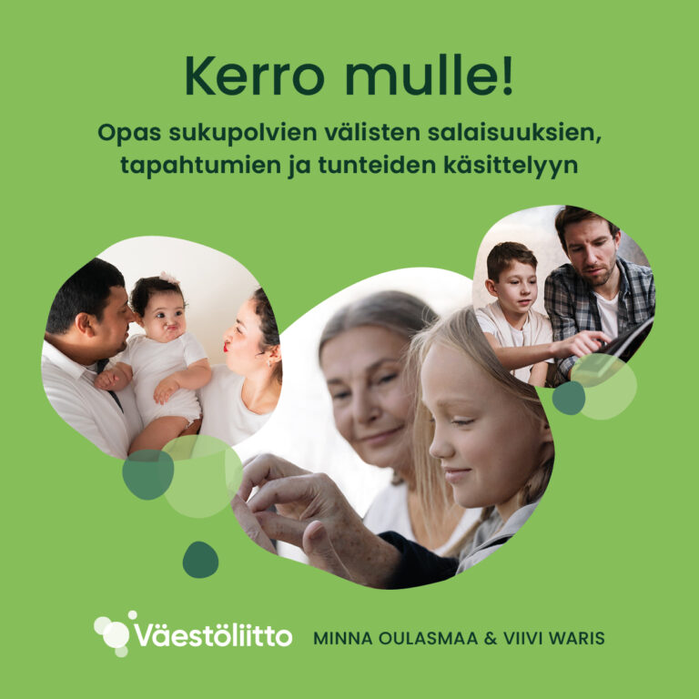 Kerro mulle -oppaan kansi