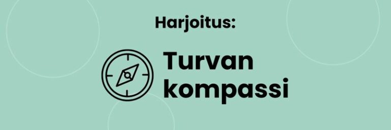 Harjoitus: turvan kompassi.