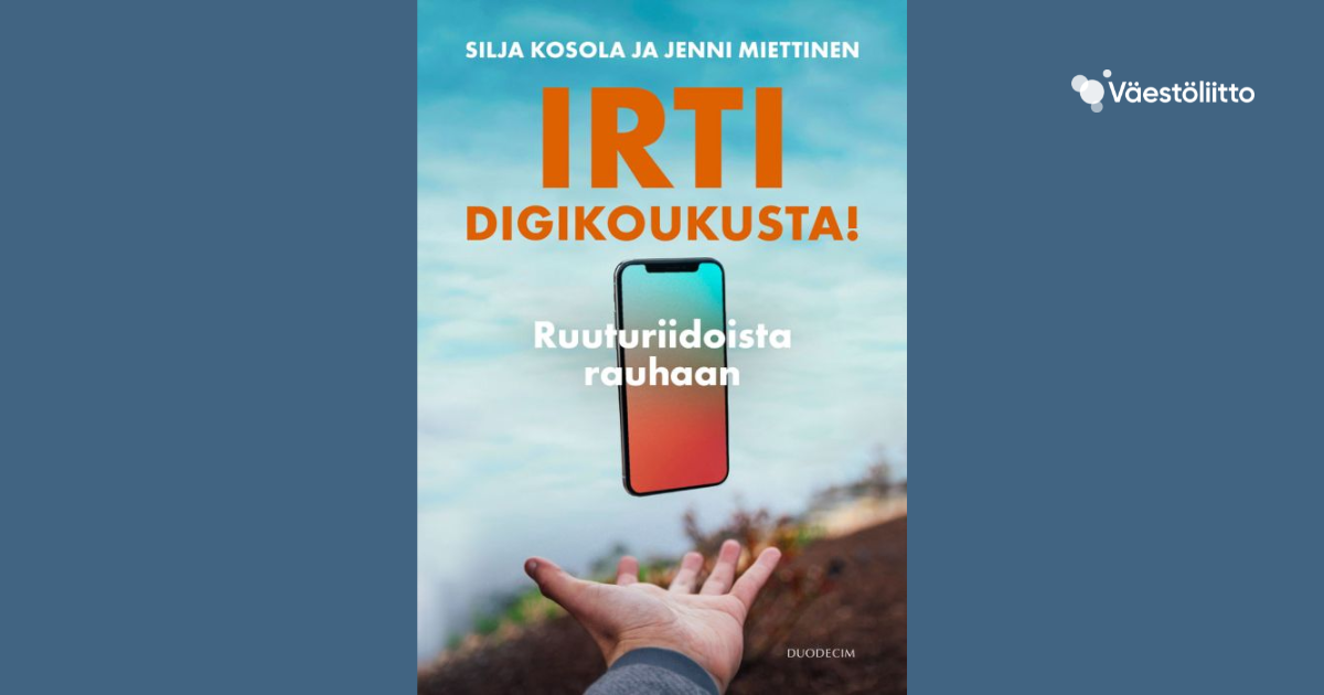 Irti digikoukusta -kirjan kansikuva